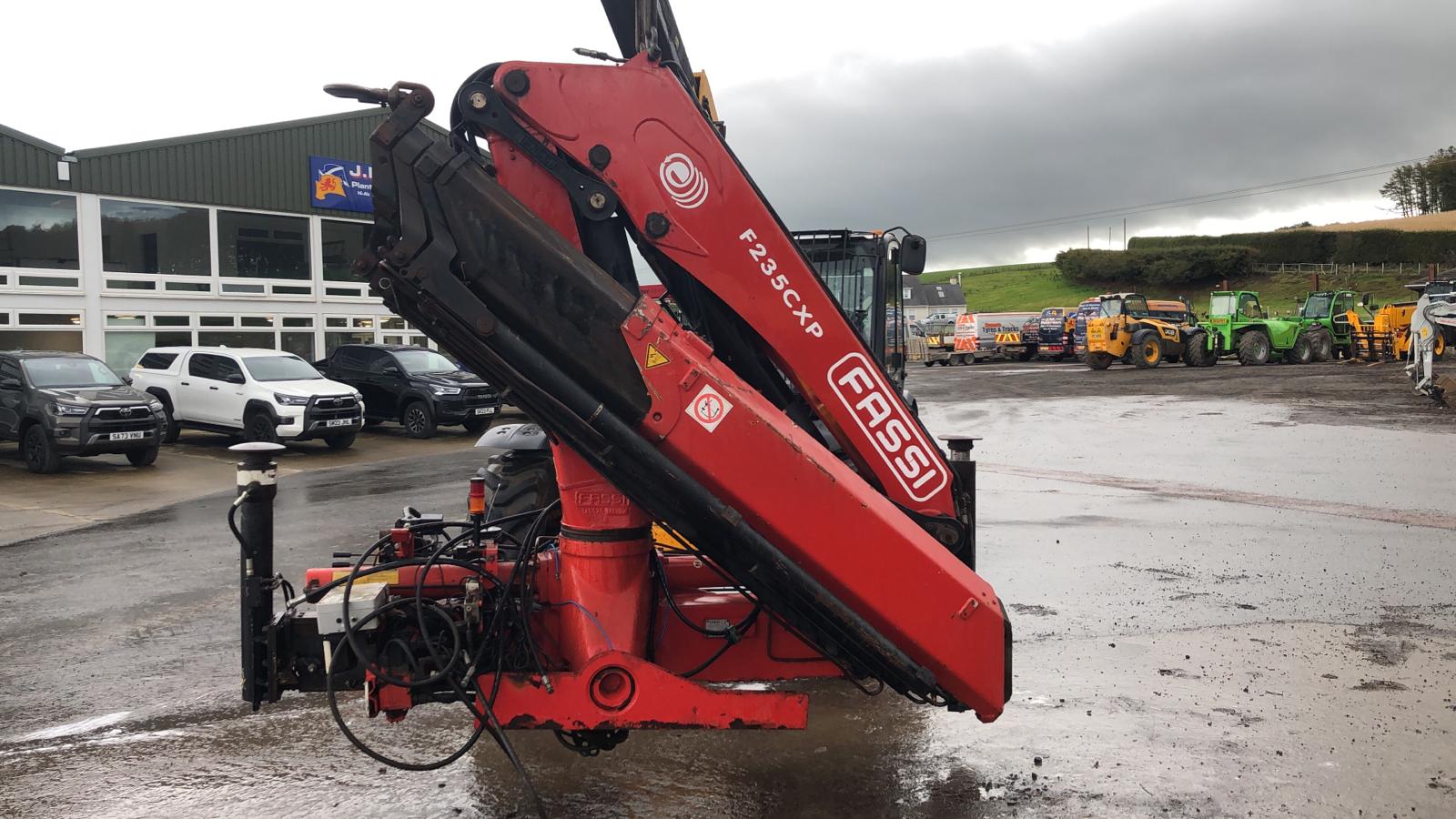 Used Fassi F A Truck Mounted Crane From Zar Ex Vat